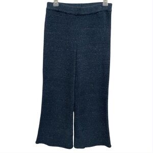 Free people beach hailey sweater knit pant blue